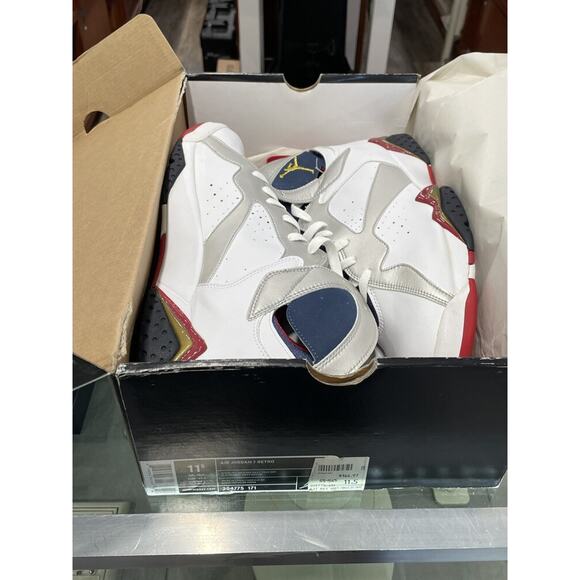 NIKE JORDAN 7 RETRO (OLYMPIC) (2004) 11.5 US 304775171 06-07-04 main image 7